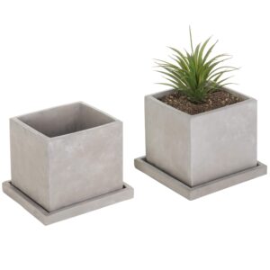 Square Concrete Planter