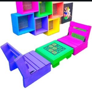 Wooden Sofa Set for Kindergarten