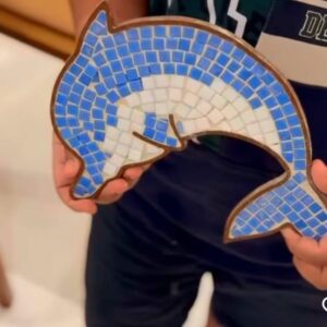 DIY Mosaic Kits – Wooden Shapes + Colorful Tiles