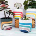 Round Painted Pot - Image 3