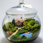 Glass Fish Jar Pot
