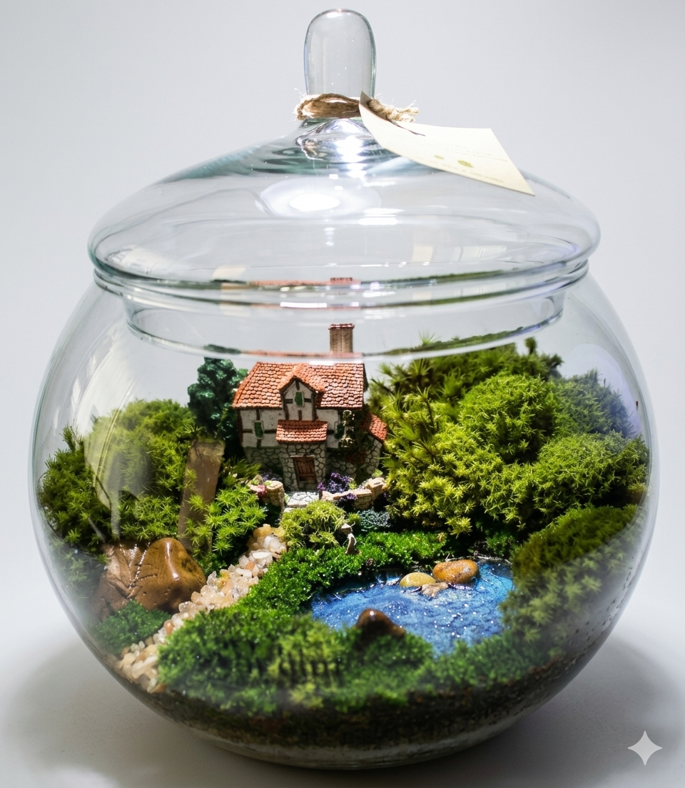 Gemini_Generated_Image_2fblb12fblb12fbl Glass Fish Jar Pot - Image 1