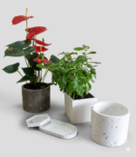 Colourful square Painted Pot - Image 2
