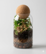 Terrarium Glass Jar 12×17 cm - Image 2