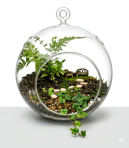 Small Glass Jar Pot