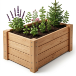 Wooden Planting Box