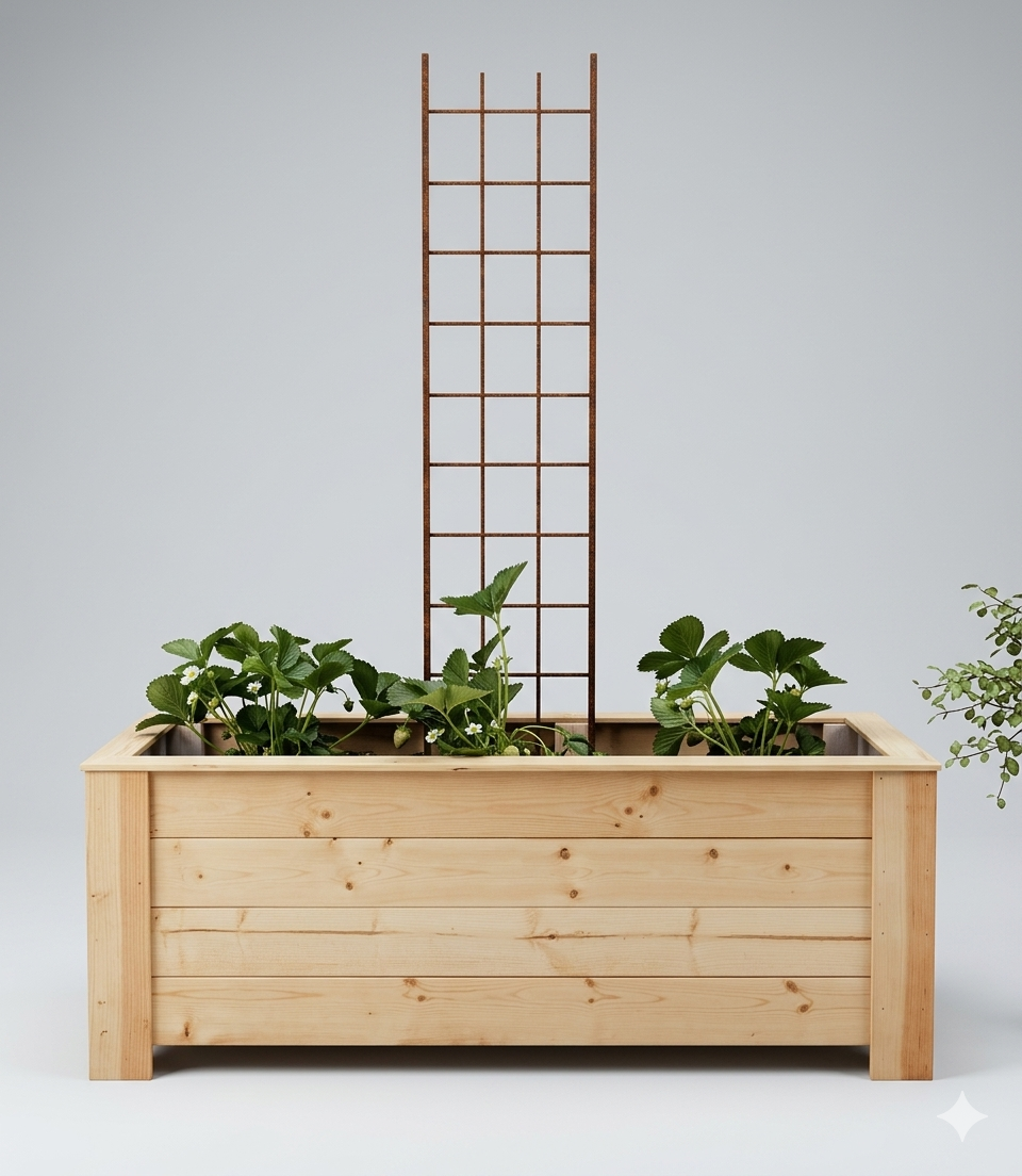 Gemini_Generated_Image_k0n222k0n222k0n2 Wooden Planter - Image 1