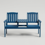 Double wooden chair