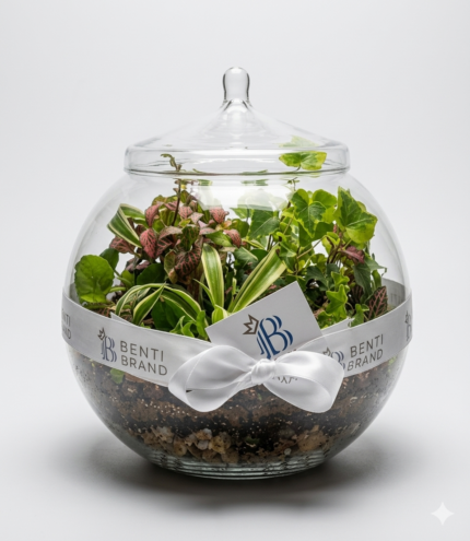 Small Glass Jar Pot
