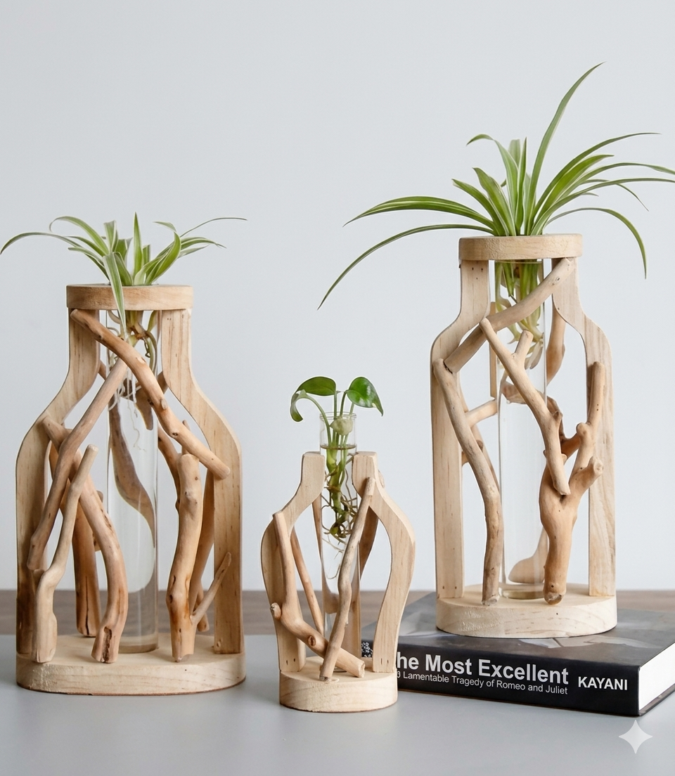 Gemini_Generated_Image_x6lvlsx6lvlsx6lv Wooden Glass Pot - Image 1